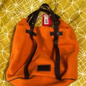 New Dooney and Bourke Handbag ( orange felt)